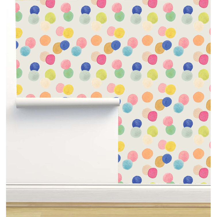 Red Barrel Studio® Neomiah Peel & Stick Polka Dots Wallpaper Wayfair